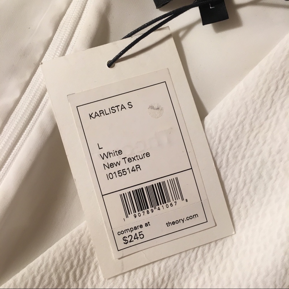 Theory Karlista Wrap-Effect Textured Top - image 4